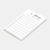 Japanischer Spitz-Hund Personalisiert zu führen Post-it Klebezettel (angewinkelt)