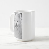 Japanischer Spitz Kaffeetasse (Vorderseite Links)