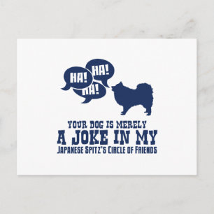Japanischer Spitz Postkarte