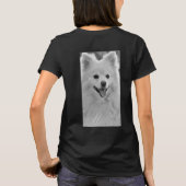 Japanischer Spitz T-Shirt (Rückseite)
