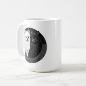 Japanischer Spitzhund Kaffeetasse (Vorderseite Links)