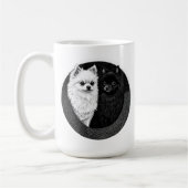 Japanischer Spitzhund Kaffeetasse (Links)
