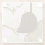 Japanischer Springbrunnen-Untersetzer Glasuntersetzer (Rückseite)