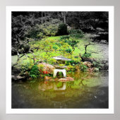 Japanischer Stein Lantern Poster (Vorne)