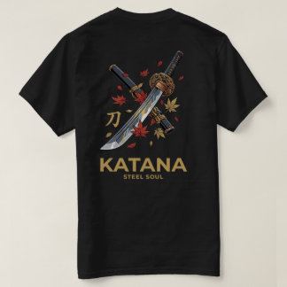 Japanischer Stil - Katana-Stahl T-Shirt