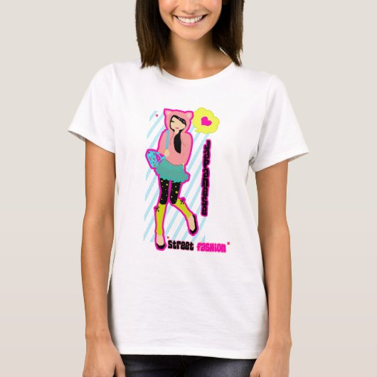 JAPANISCHER STRASSEN-MODE T - Shirt (Vorderseite)