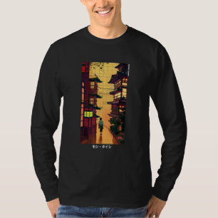 Japanischer Streetwear Retro-Ästhetik Tokio Mode T-Shirt
