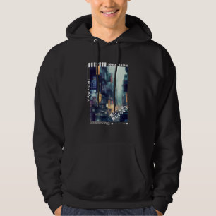 Japanischer Streetwear Retro-Vibes Ästhetik Tokio Hoodie