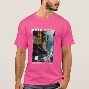 Japanischer Streetwear Retro-Vibes Ästhetik Tokio T-Shirt