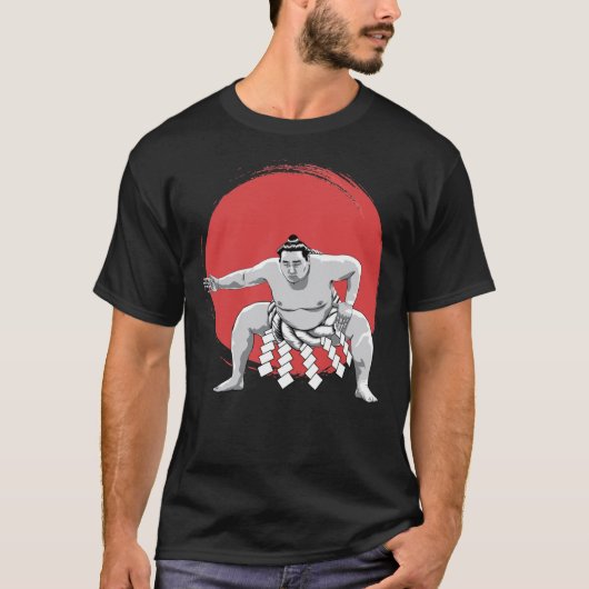 Japanischer Sumo-Ringer in Tokyo-Hemd etc Classic T-Shirt (Vorderseite)