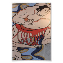 Japanischer Sumo-Ringer-Kunst