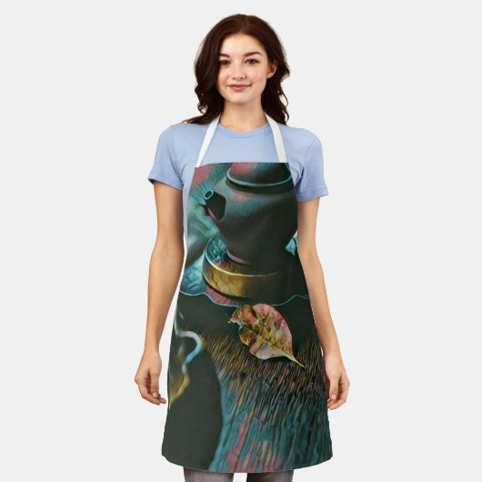 japanischer Sushi-Liebhaber Schürze (Getragen)