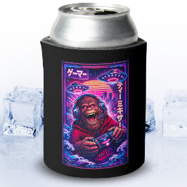 Japanischer Synthwave Sci-Fi UFO Bigfoot Cooler Ga Dosenkühler