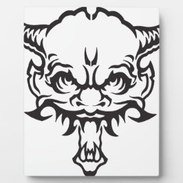 Japanischer Tattoo Oni Demon Fotoplatte