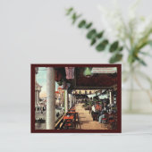 Japanischer Teegarten, Coney Island, NY 1912 Vinta Postkarte (Stehend Vorderseite)