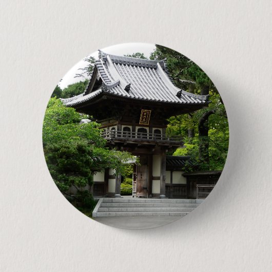 Japanischer Teegarten in San Francisco Button (Vorderseite)