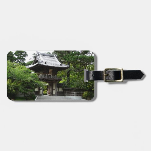 Japanischer Teegarten in San Francisco Gepäckanhänger (Vorderseite horizontal)