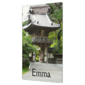 Japanischer Teegarten in San Francisco Klemmbrett (Links)