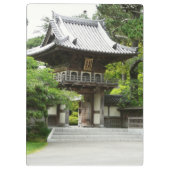 Japanischer Teegarten in San Francisco Klemmbrett (Rückseite)