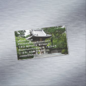 Japanischer Teegarten in San Francisco Magnetische Visitenkarte (Beispiel)