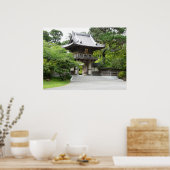Japanischer Teegarten in San Francisco Poster (Küche)