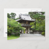 Japanischer Teegarten in San Francisco Postkarte (Vorne/Hinten)