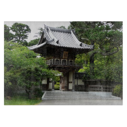 Japanischer Teegarten in San Francisco Schneidebrett (Vorderseite)