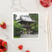 Japanischer Teegarten in San Francisco Serviette (Beispiel)