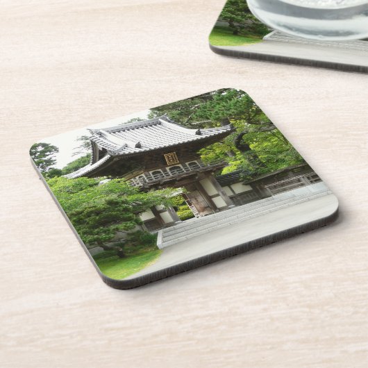 Japanischer Teegarten in San Francisco Untersetzer (Linke Seite)