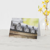 Japanischer Teegarten Karte (Gelbe Blume)