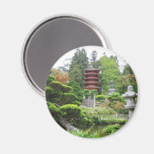 Japanischer Teegarten Magnet (Vorderseite/Rückseite)