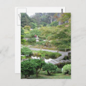 Japanischer Teegarten Postkarte (Vorne/Hinten)