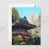 Japanischer Teegarten - San Francisco Postkarte (Vorne/Hinten)