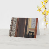 Japanischer Teeraum "Going One Path" - kein Typ Karte (Gelbe Blume)