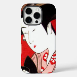 Japanischer Teezeremonie Kunst Druck iPhone 16 Pro Hülle