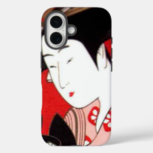 Japanischer Teezeremonie Kunst Druck iPhone 16 Hülle