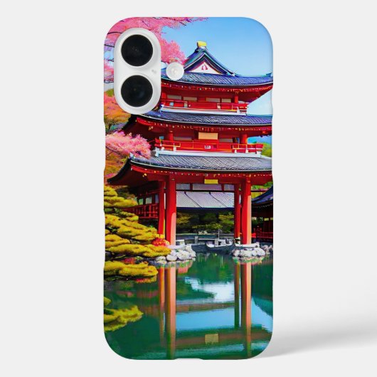 Japanischer Tempel Case-Mate iPhone Hülle (Rückseite)