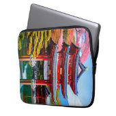 Japanischer Tempel Laptopschutzhülle (Vorderseite Links)