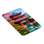 Japanischer Tempel Magnet (Rechte Seite)