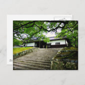 Japanischer Tempel Postkarte (Vorne/Hinten)