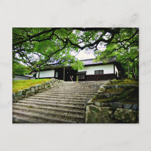 Japanischer Tempel Postkarte (Vorderseite)