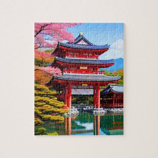 Japanischer Tempel Puzzle (Vertikal)
