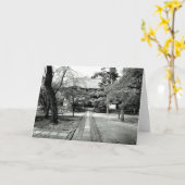 Japanischer Tempelgarten Karte (Gelbe Blume)