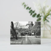 Japanischer Tempelgarten Postkarte (Stehend Vorderseite)