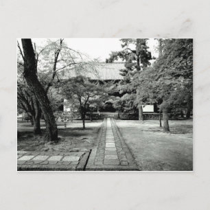 Japanischer Tempelgarten Postkarte