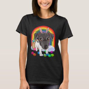 Japanischer Terrier Ostereier Bunny Dog T-Shirt