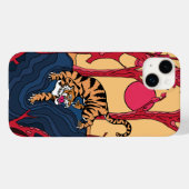 Japanischer Tiger Case-Mate iPhone Hülle (Rückseite (Horizontal))