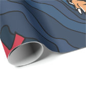 Japanischer Tiger Geschenkpapier (Rolleneckpunkt)