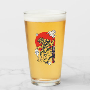 Japanischer Tiger Glas