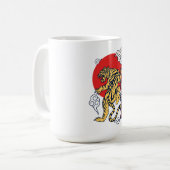 Japanischer Tiger Kaffeetasse (Vorderseite Links)